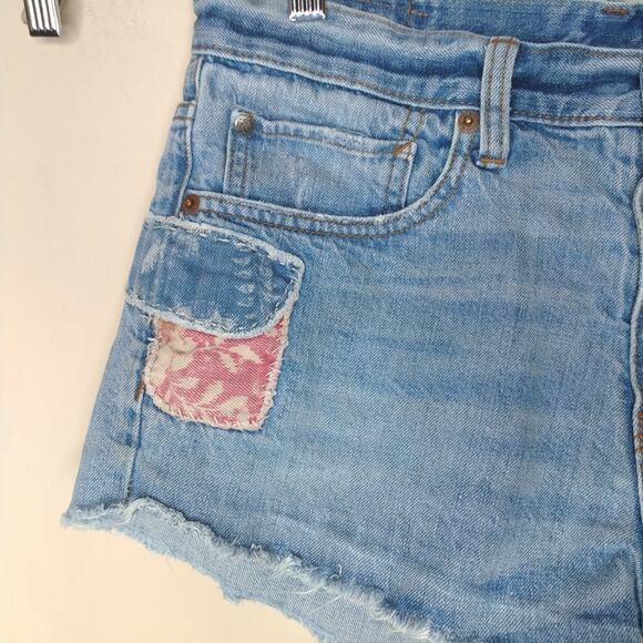 Ralph Lauren Denim & Supply Vintage Distressed Cut-Off Shorts - Picture 2 of 11